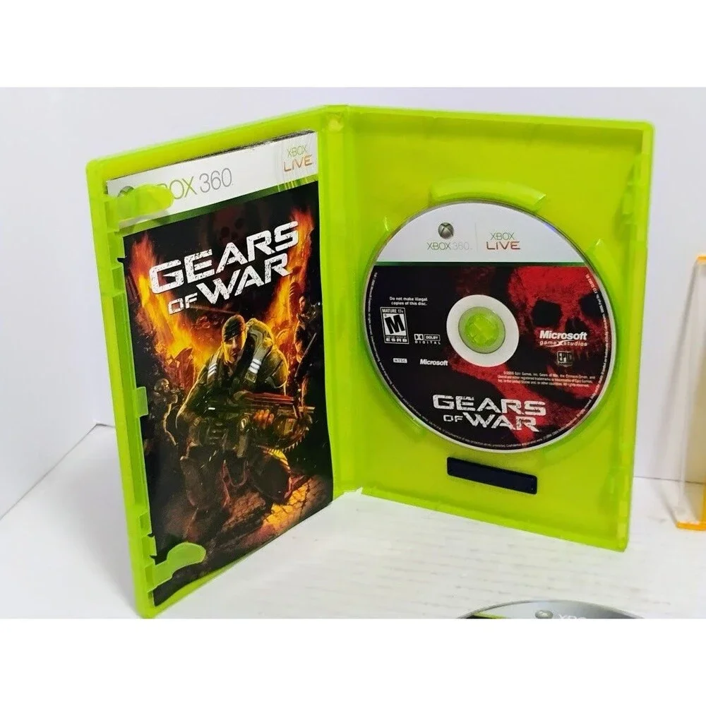 2006 MICROSOFT XBOX 360 GEARS OF WAR LOT GOW 1 CIB GOW 3 & BONUS DISC